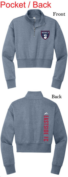 EASTSIDE FC 1/2-Zip NEW LOGO FEB '26  District® Women’s V.I.T.™ Fleece - DT6111