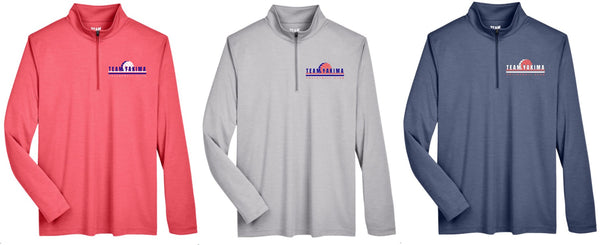 TEAM YAKIMA VOLLEYBALL Team 365 Zone Sonic Heather Performance Quarter-Zip Pullover - TT31H
