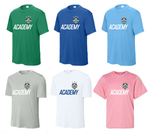 CWS SOCCER SPORT-TEK TEE ACADEMY LOGO