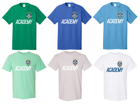 CWS SOCCER COTTON TEE ACADEMY LOGO