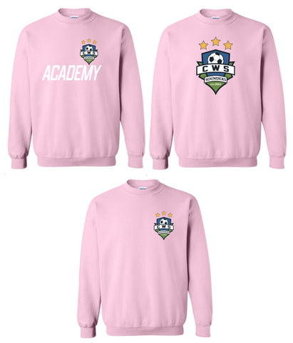 CWS SOCCER PINK CREWNECK SWEATSHIRT