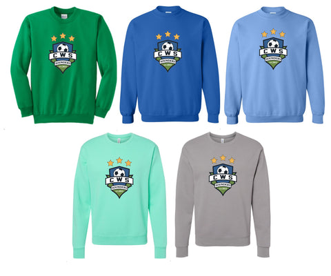 CWS SOCCER CREWNECK SWEATSHIRT LARGE CREST LOGO