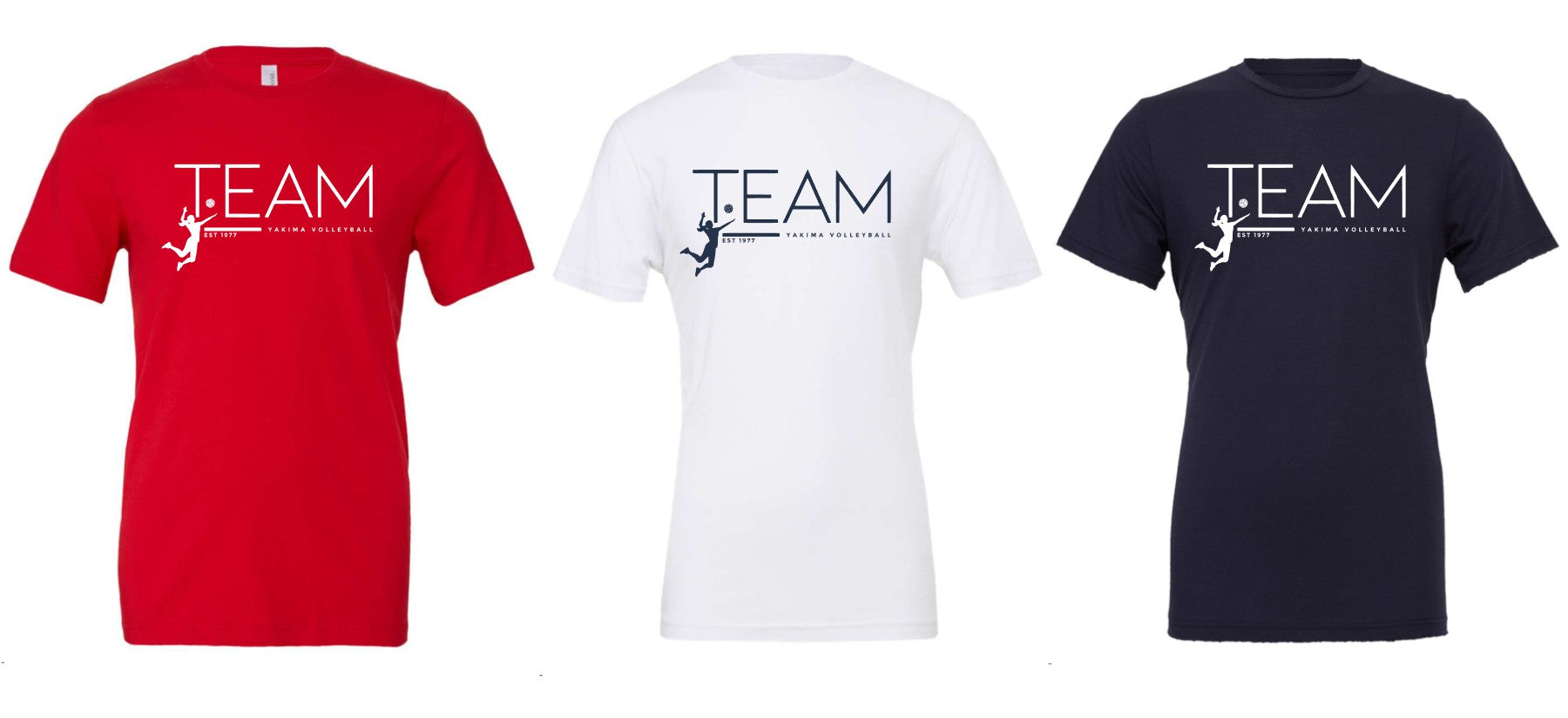 TEAM YAKIMA VOLLEYBALL BELLA + CANVAS - Jersey Tee - 3001