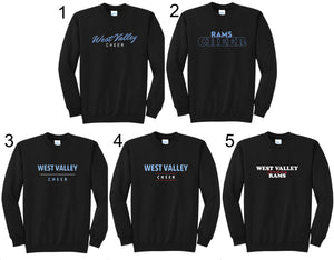 WV CHEER Core Fleece Crewneck Sweatshirt PC78