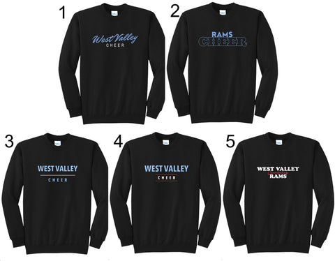 WV CHEER Core Fleece Crewneck Sweatshirt PC78