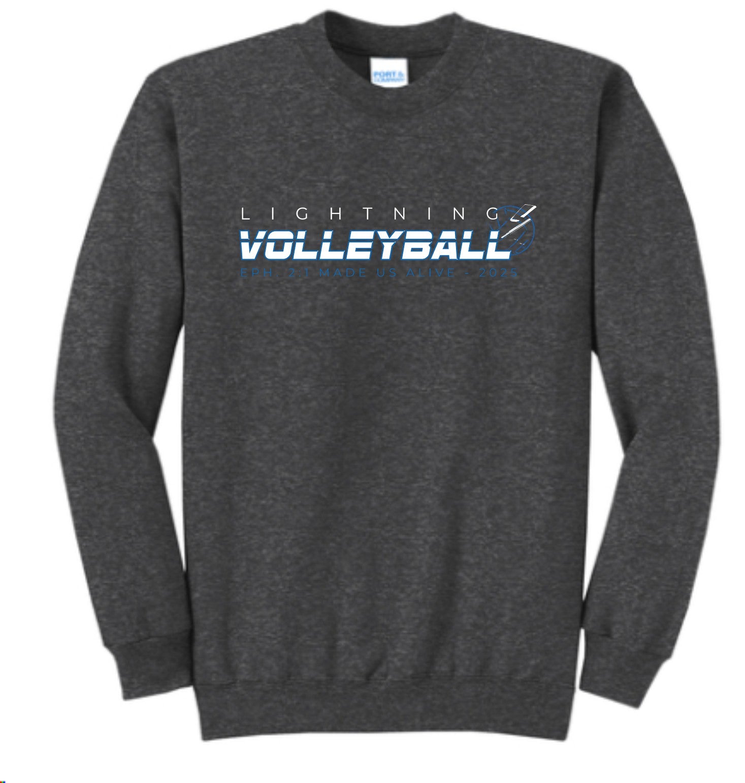 A LA SALLE VOLLEYBALL CREWNECK SWEATSHIRT -PLAYERS ONLY
