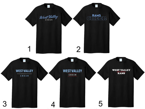 WV CHEER Core Cotton Tee PC54