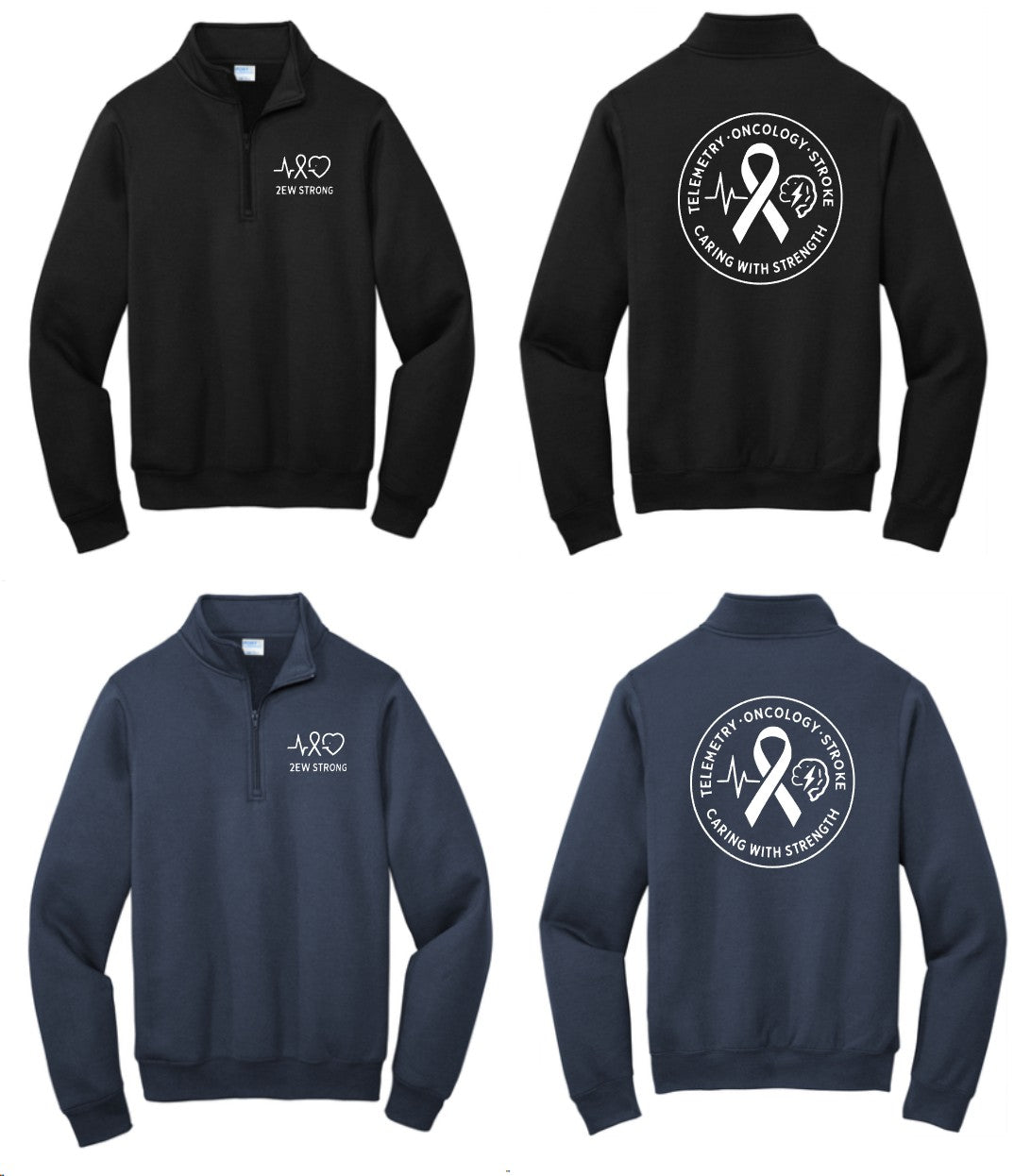 MULTICARE 2 EW PC78Q Core Fleece 1/4-Zip Pullover Sweatshirt