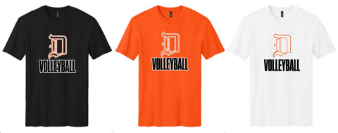 DAVIS VOLLEYBALL D DM108 Perfect Blend® CVC Tee
