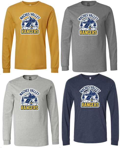 NVPTSA BELLA CANVAS Long Sleeve Tee 3501 LOGOS 5-8