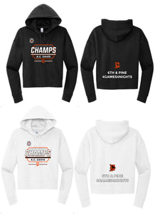DAVIS STATE 2025 District Women’s Crop Fleece Hoodie DT6101
