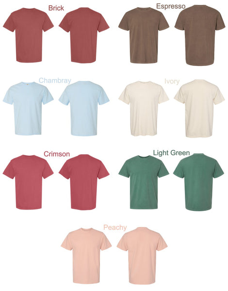'07 Apparel 'Kiwi' Unisex Garment-Dyed Heavyweight T-Shirt - 1717
