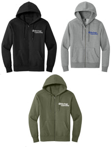Heritage University - District® Perfect Weight® Fleece Full-Zip Hoodie - DT1103