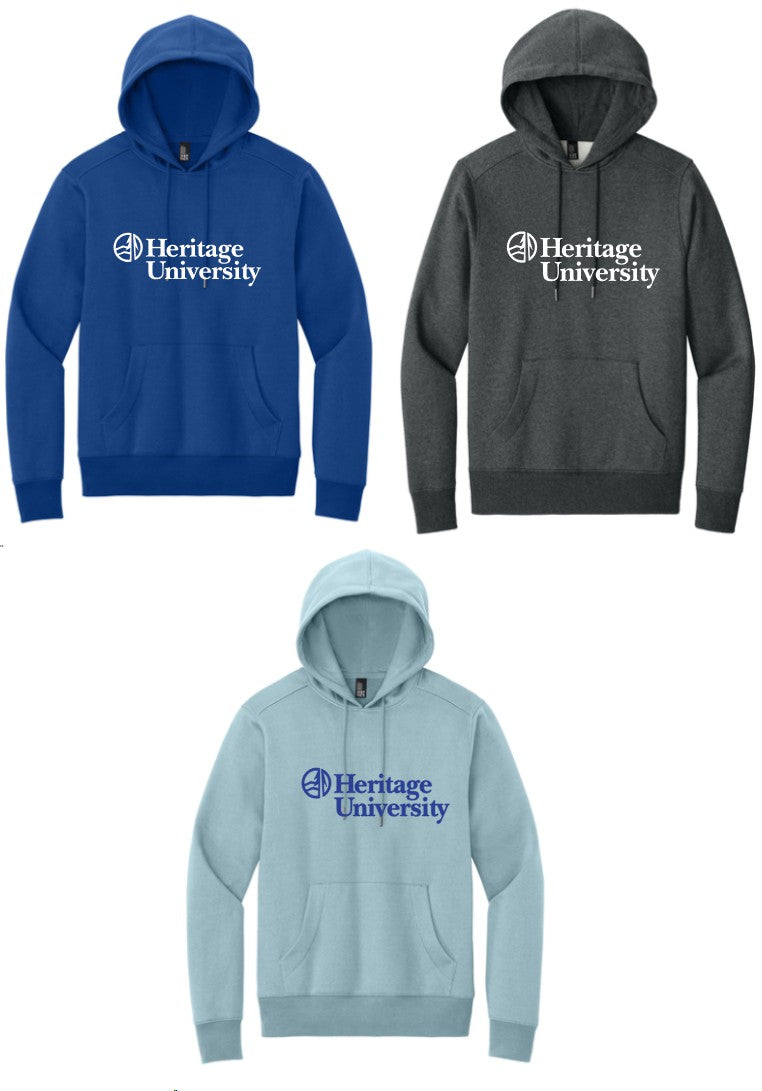 Heritage University - District® Perfect Weight® Fleece Hoodie - DT1101