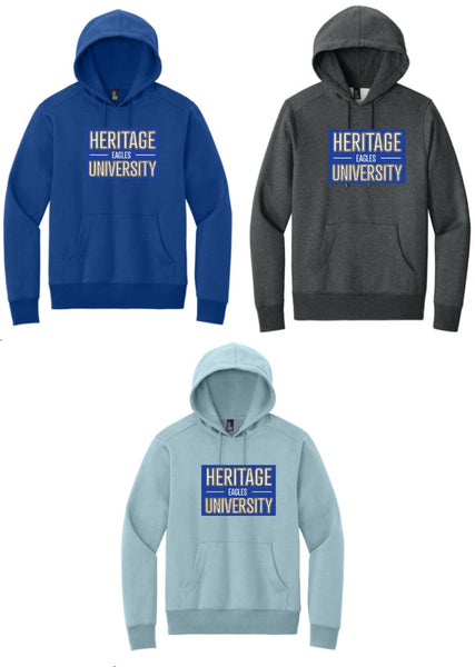 Heritage University - District® Perfect Weight® Fleece Hoodie - DT1101