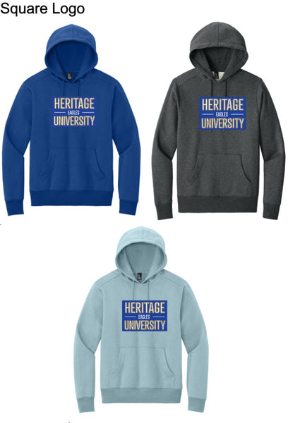 Heritage University - District® Perfect Weight® Fleece Hoodie - DT1101