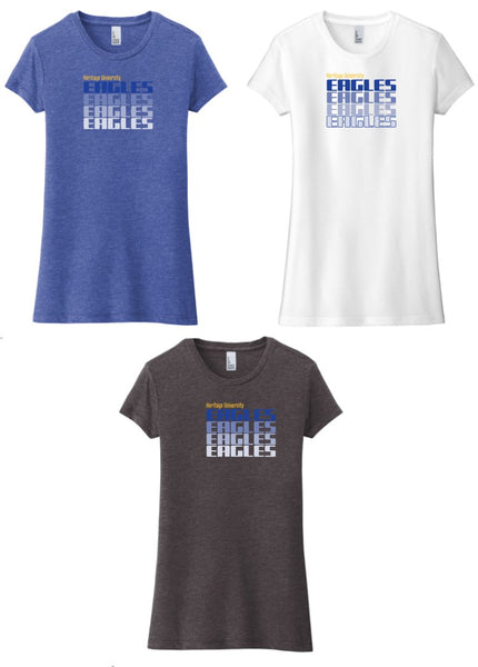 Heritage University - District ® Women’s Fitted Perfect Tri ® Tee - DT155