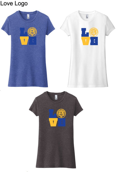 Heritage University - District ® Women’s Fitted Perfect Tri ® Tee - DT155