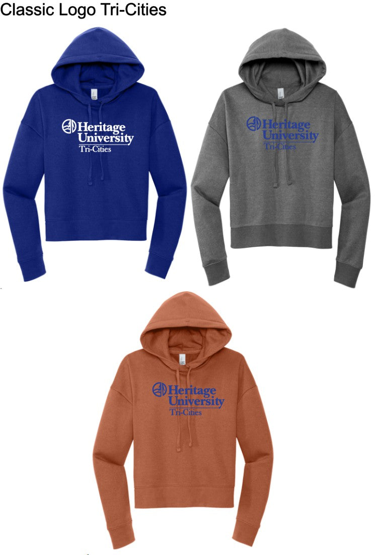 Heritage University | Tri-Cities - District® Women’s V.I.T.™ Fleece Hoodie - DT6101