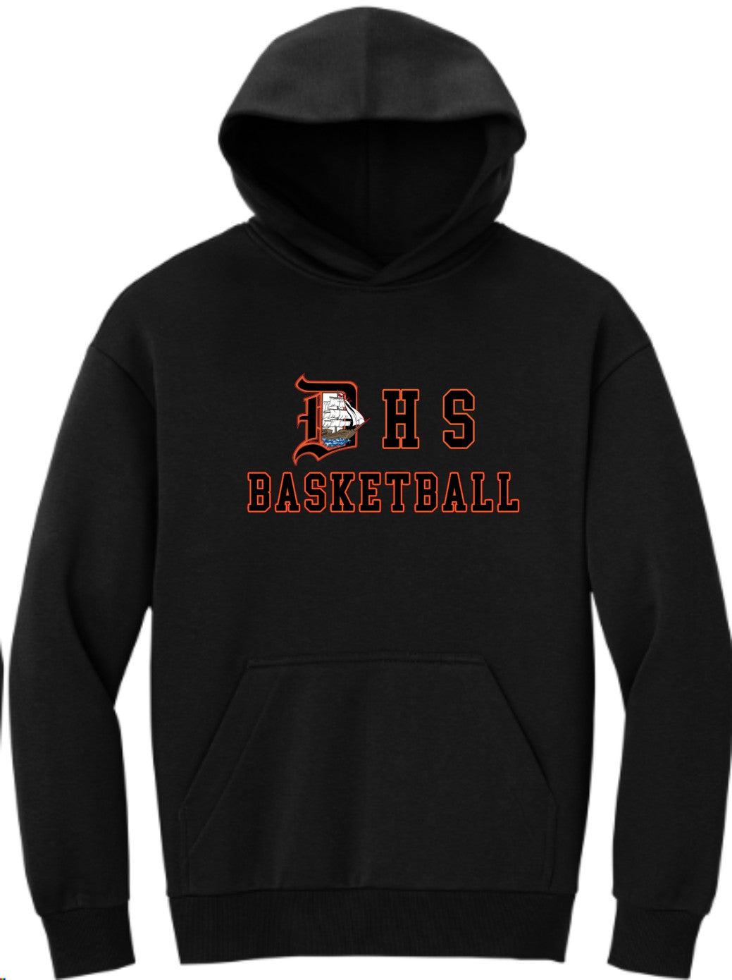 Davis Boys Basketball Teamwear - District V.I.T. Heavyweight Fleece Hoodie - DT6150