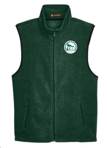 YIRN Harriton Unisex Fleece Full-Zip Vest - M985
