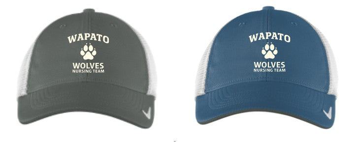 WAPATO NURSING NKFB6448 Nike Stretch-to-Fit Mesh Back Cap