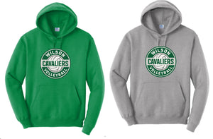 WILSON MSVB PC78H Fleece Pullover Hooded Sweatshirt