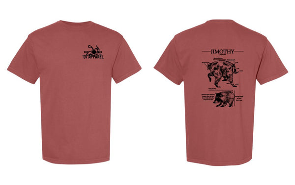 '07 Apparel 'Jimothy' Unisex Garment-Dyed Heavyweight T-Shirt - 1717