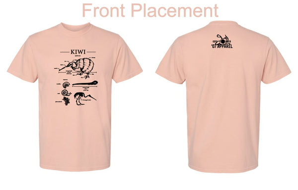 '07 Apparel 'Kiwi' Unisex Garment-Dyed Heavyweight T-Shirt - 1717