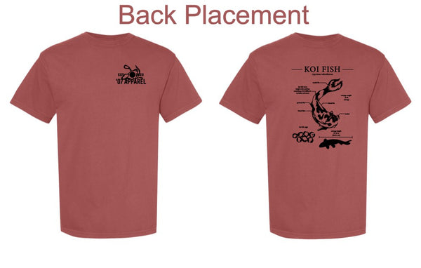 '07 Apparel 'Koi' Unisex Garment-Dyed Heavyweight T-Shirt - 1717