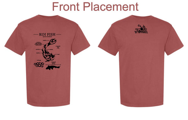 '07 Apparel 'Koi' Unisex Garment-Dyed Heavyweight T-Shirt - 1717
