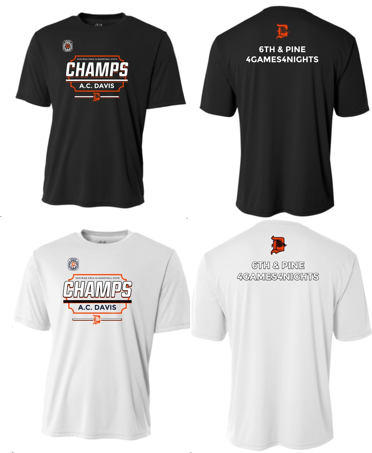 DAVIS STATE 2025 A4 Cooling Performance Short Sleeve Tee A4N3142