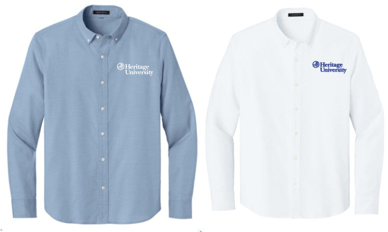 Heritage University - Mercer+Mettle® Long Sleeve Modern Oxford Shirt - MM2002