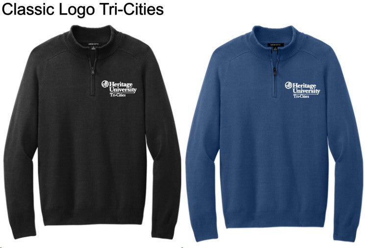 Heritage University Tri-Cities - Mercer+Mettle® 1/4-Zip Sweater - MM3020