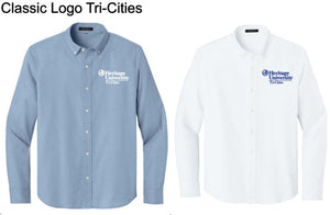 Heritage University | Tri-Cities - Mercer+Mettle® Long Sleeve Modern Oxford Shirt - MM2002