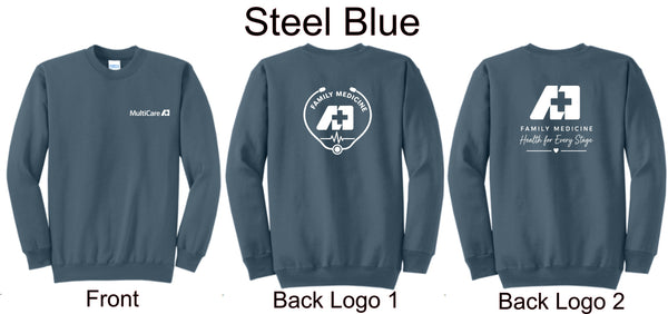 MultiCare Family Medicine - Core Fleece Crewneck Sweatshirt PC78