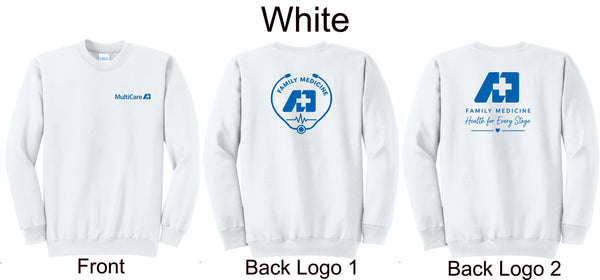 MultiCare Family Medicine - Core Fleece Crewneck Sweatshirt PC78