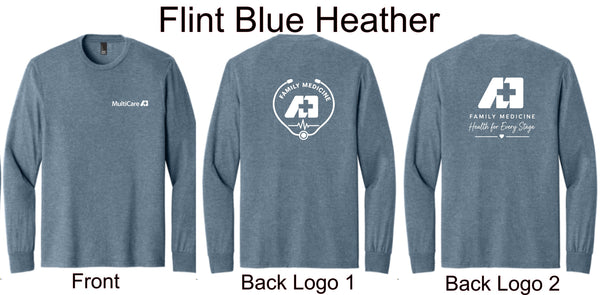 MultiCare Family Medicine - District Perfect Tri Long Sleeve Tee DM132