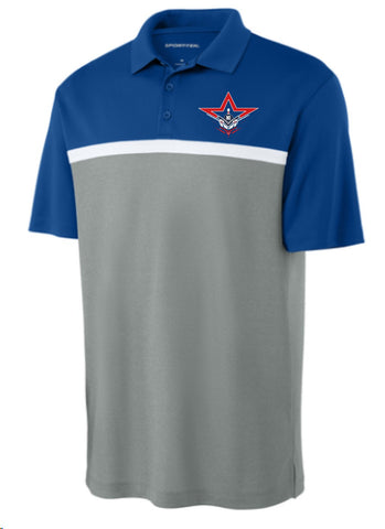 IKE BOWLING ST741 Sport-Tek® UV Micropique Colorblock Polo