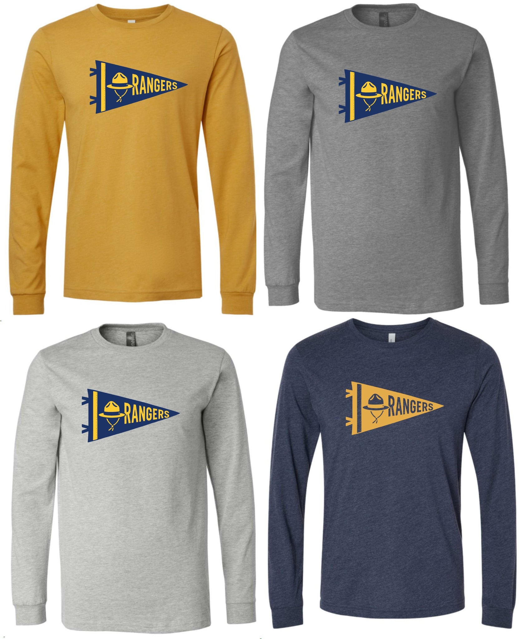 NVPTSA BELLA CANVAS Long Sleeve Tee 3501 LOGOS 5-8