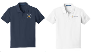 CHRIST THE KING EMBROIDERED Youth Core Classic Pique Polo Y100