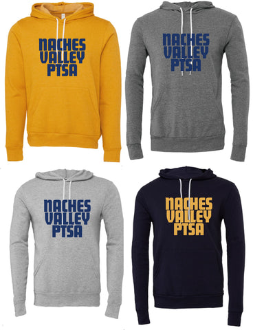 NVPTSA BELLA CANVAS Hoodie Sweatshirt 3719 Logos 5-8