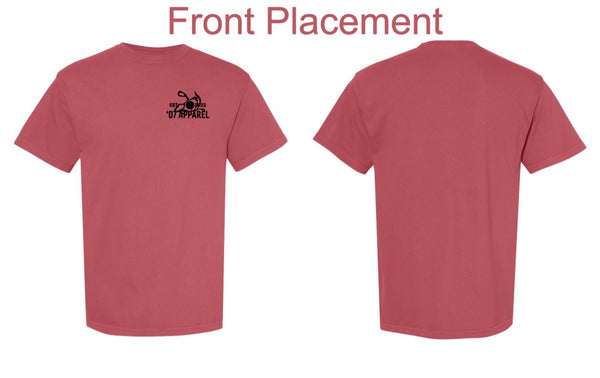 '07 Apparel 'Penguin' Unisex Garment-Dyed Heavyweight T-Shirt - 1717