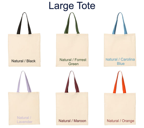 '07 Apparel' Economical Tote with Contrast-Color Handles - QTB6000