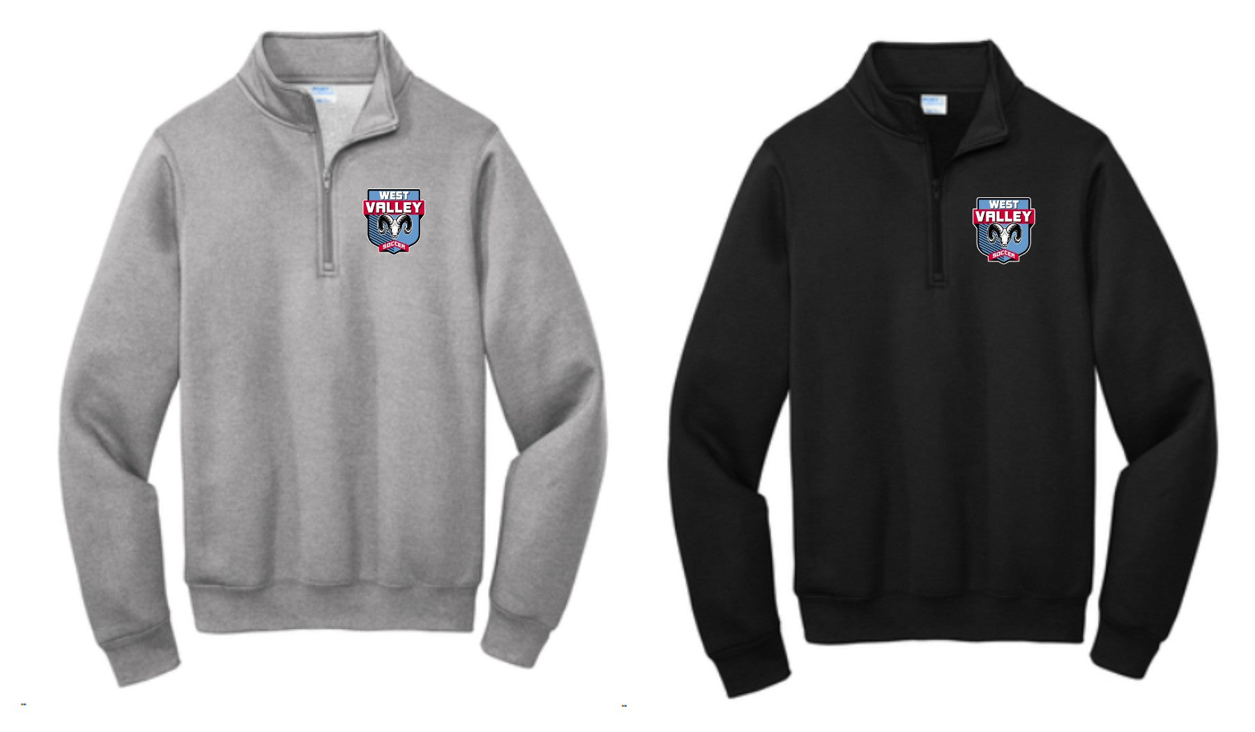 WVHS SOCCER PC78Q Core Fleece 1/4-Zip Pullover Sweatshirt