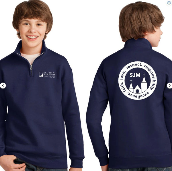 SJMMS PC78Q Core Fleece 1/4-Zip Pullover Sweatshirt