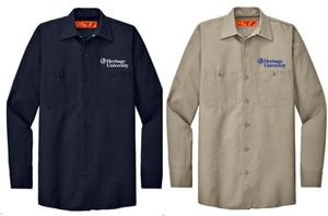 Heritage University - Red Kap® Long Sleeve Industrial Work Shirt - SP14