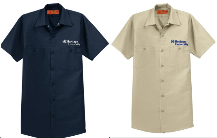 Heritage University - Red Kap® Long Sleeve Industrial Work Shirt - RSP14