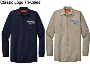 Heritage University | Tri-Cities - Red Kap® Long Sleeve Industrial Work Shirt - RSP14