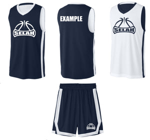 SELAH BASKETBALL UNIFORM ST900 Sport-Tek® Rival Basketball Rev Jersey & Shorts